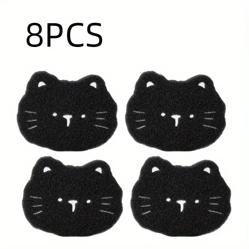 4/8PCS Pet Hair Remover Bear Shape Laundry Ball Washing Machine Lint Catcher Reusable Clothes Sofa Cat Dog Hair Cleaning Sponge